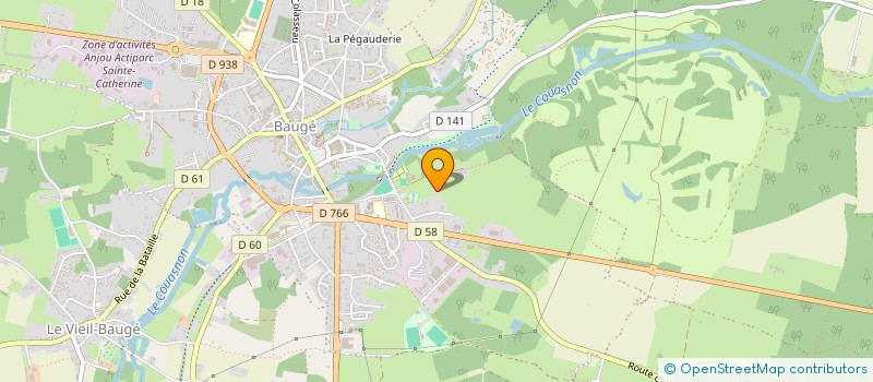 localisation de l'entreprise LAGUNA  BAUGE-EN-ANJOU