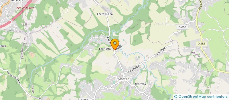 localisation de l'entreprise LAGUNAK à BIDART