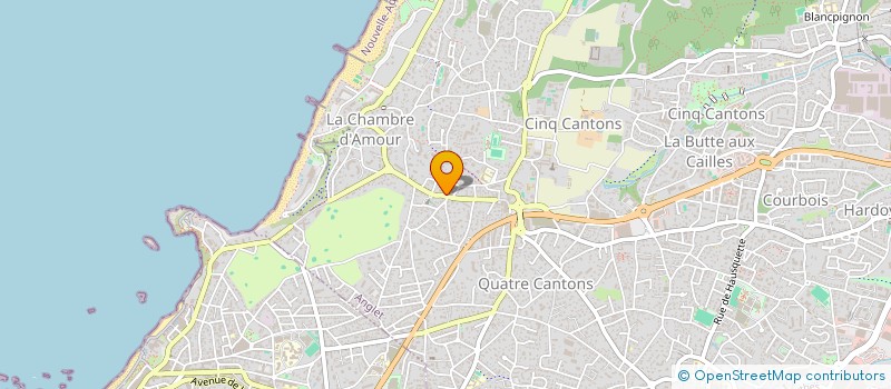 localisation de l'entreprise LAGUNAK  ANGLET