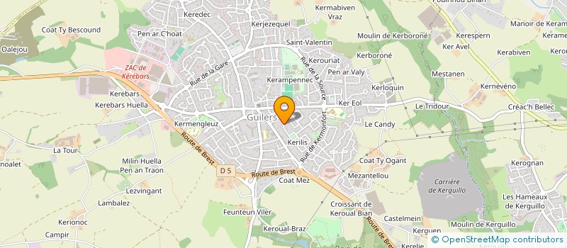 localisation de l'entreprise LAGUNALONDON-PARIS  GUILERS