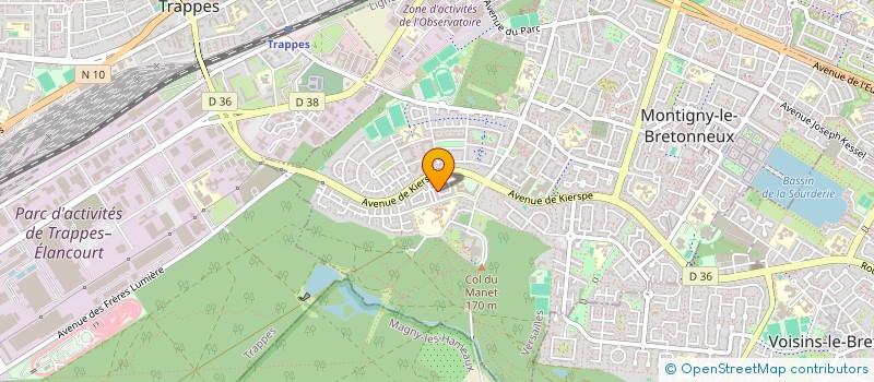 localisation de l'entreprise LAGUNE ET LOIRE  MONTIGNY-LE-BRETONNEUX