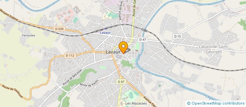 localisation de l'entreprise LAGUNE VOYAGES  LAVAUR