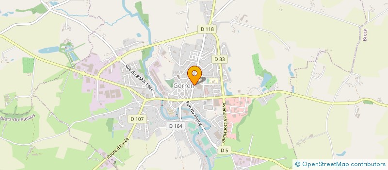localisation de l'entreprise LAGUNEGRAND à GORRON