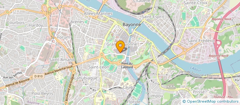 localisation de l'entreprise LAGUNEKIN à BAYONNE