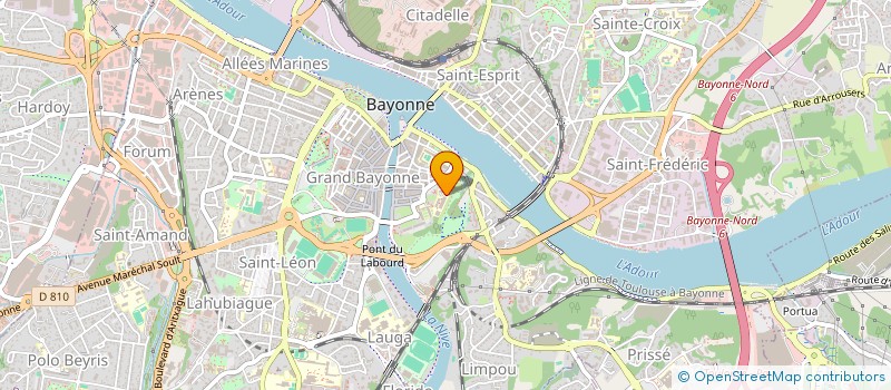 localisation de l'entreprise LAGUNEKIN-GEA à BAYONNE