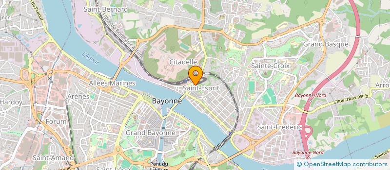 localisation de l'entreprise LAGUNTZA à BAYONNE