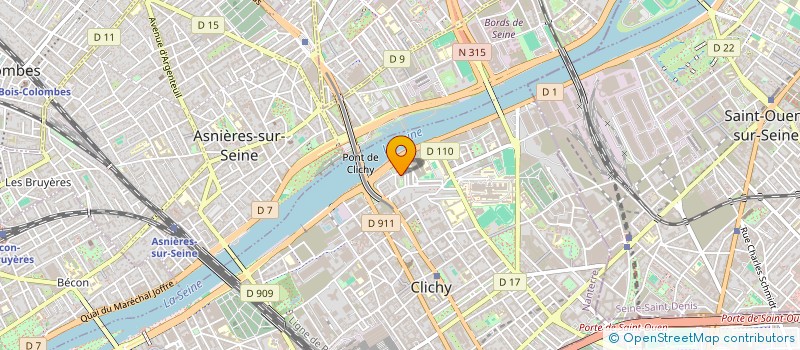 localisation de l'entreprise LAH à CLICHY