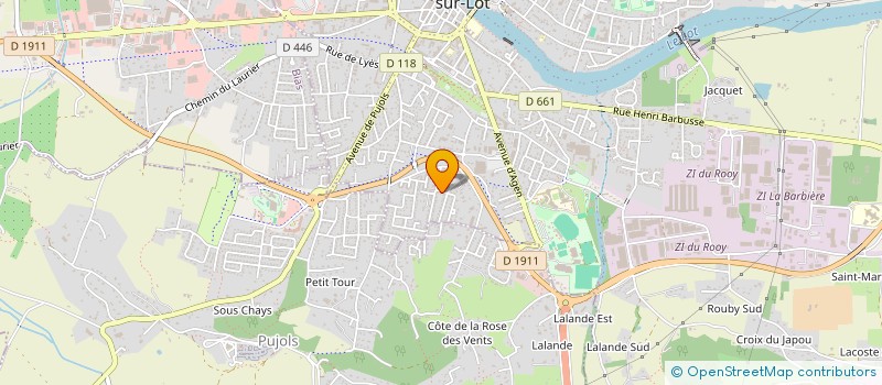 localisation de l'entreprise LAH CONNECT  VILLENEUVE-SUR-LOT