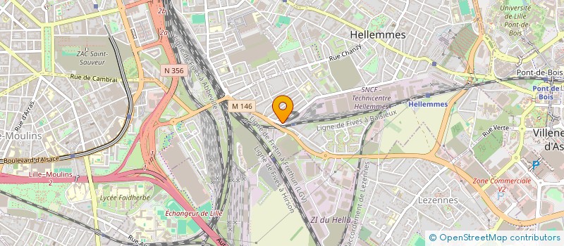 localisation de l'entreprise LAH LOCATIONS à LILLE