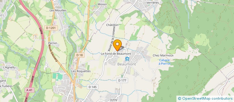 localisation de l'entreprise LAHA IMMOBILIER  BEAUMONT