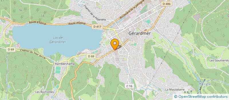 localisation de l'entreprise LAHACHE SARL à GERARDMER