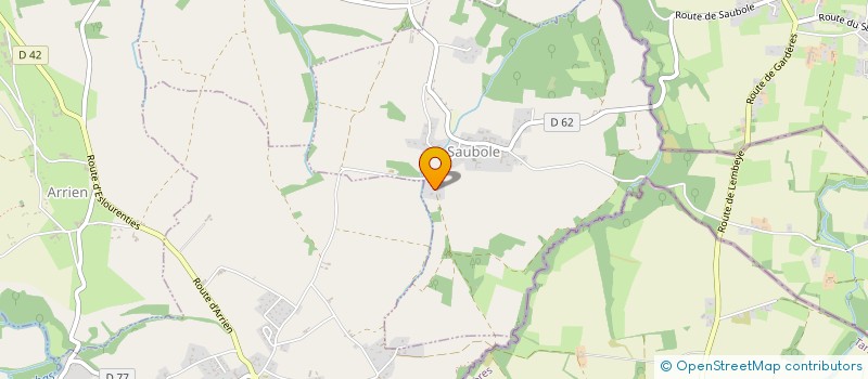 localisation de l'entreprise LAHAILLE  SAUBOLE