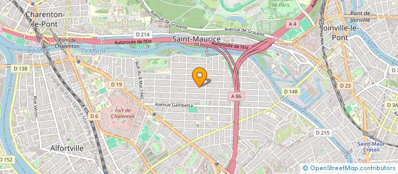 localisation de l'entreprise LAHALLE ET SIMON à MAISONS-ALFORT