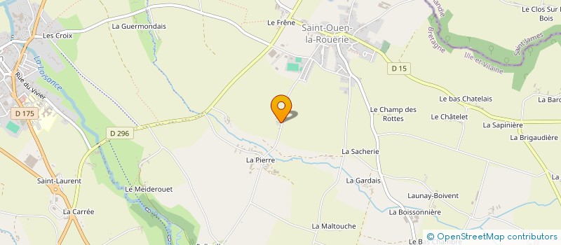 localisation de l'entreprise LAHAMONETERIE  MAEN ROCH