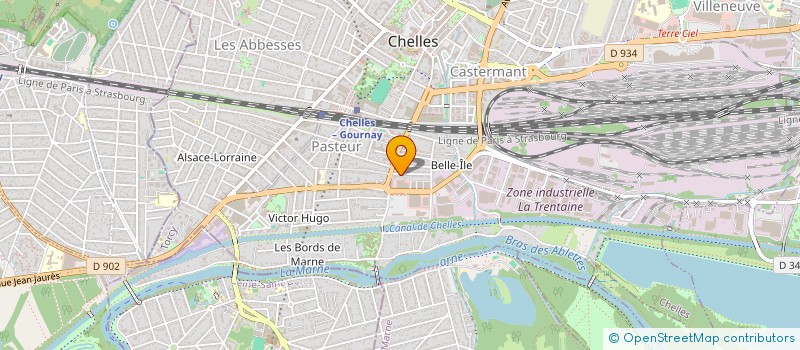 localisation de l'entreprise LAHANA  CHELLES