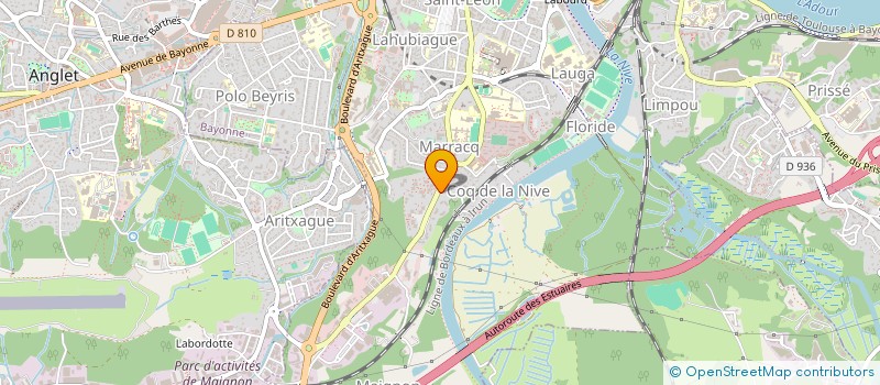 localisation de l'entreprise LAHARIE à BAYONNE