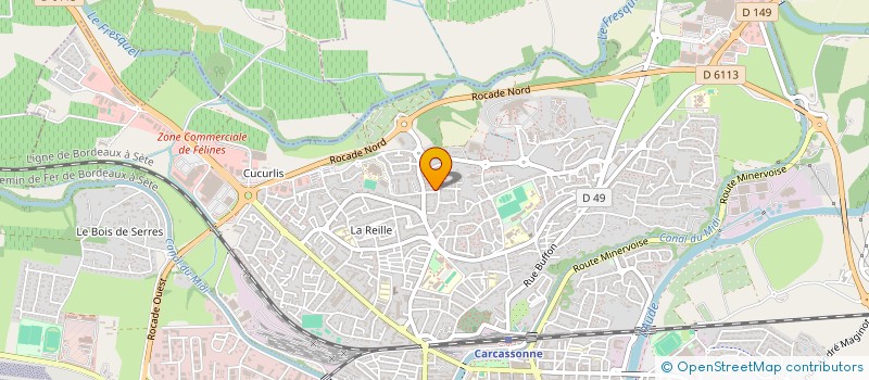 localisation de l'entreprise LAHASA à CARCASSONNE