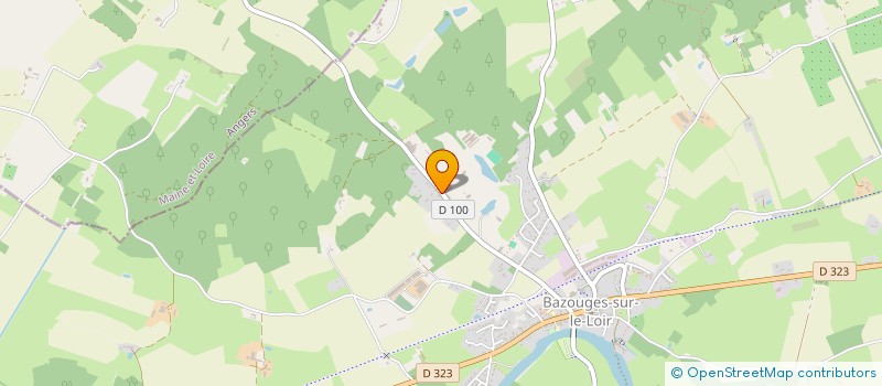 localisation de l'entreprise LAHAYE  MAREIL SUR LOIR