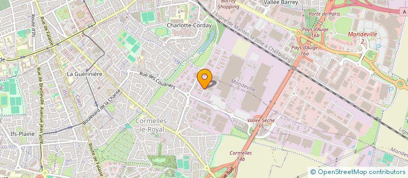 localisation de l'entreprise LAHAYE DIFFUSIONS à CORMELLES-LE-ROYAL