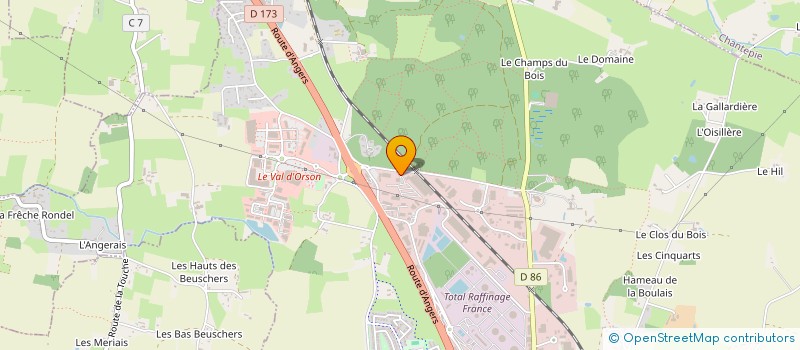 localisation de l'entreprise LAHAYE FRIGO 35 à VERN-SUR-SEICHE