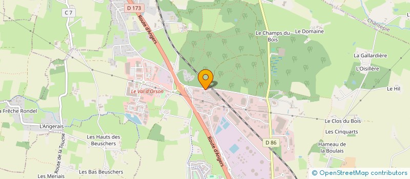 localisation de l'entreprise LAHAYE LOCATION à VERN-SUR-SEICHE