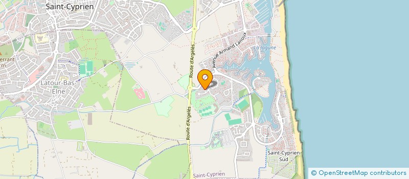 localisation de l'entreprise LAHB INVEST  SAINT-CYPRIEN