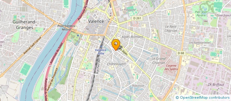 localisation de l'entreprise LAHCEN BENYAHYA ET CIE à VALENCE