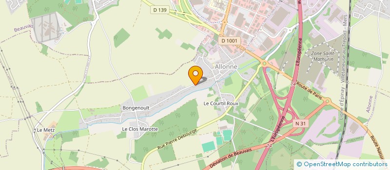 localisation de l'entreprise LAHCENE INVEST  ALLONNE