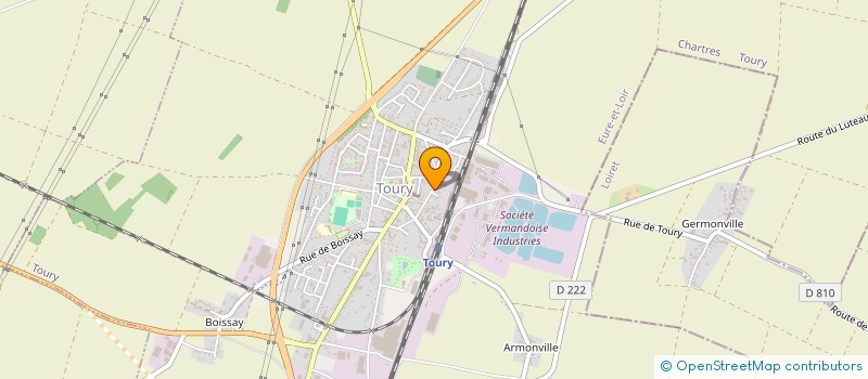 localisation de l'entreprise LAHCENEHOMES à TOURY