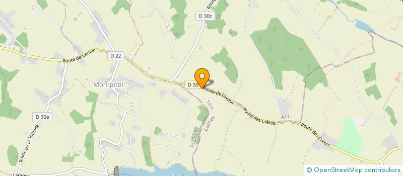 localisation de l'entreprise LAHELLEC OLIVIER CONSTRUCTIONS  GARRIGUES