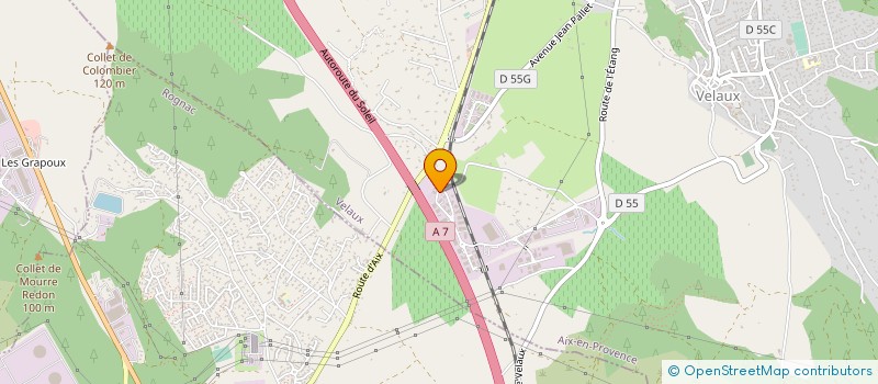 localisation de l'entreprise LAHER à VELAUX