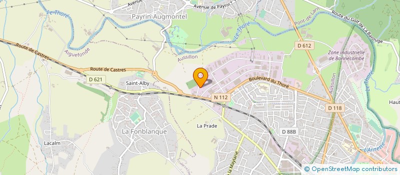 localisation de l'entreprise LAHERA PRODUCTIONS  AIGUEFONDE