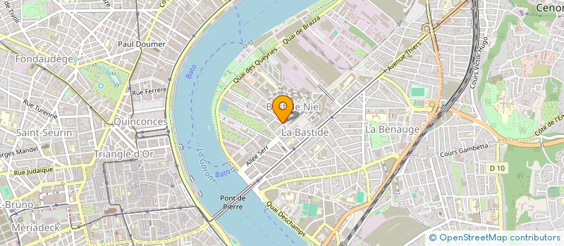 localisation de l'entreprise LAHERRERE/DESSA  BORDEAUX