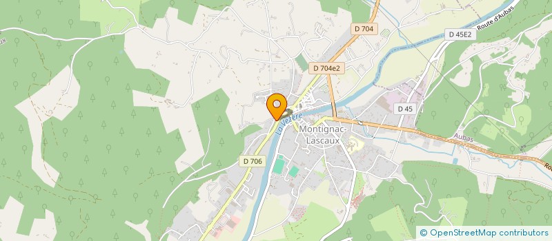 localisation de l'entreprise LAHEURTE à MONTIGNAC-LASCAUX