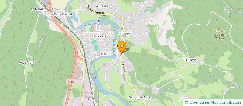 localisation de l'entreprise LAHEURTE DIAGNOSTICS  ELOYES