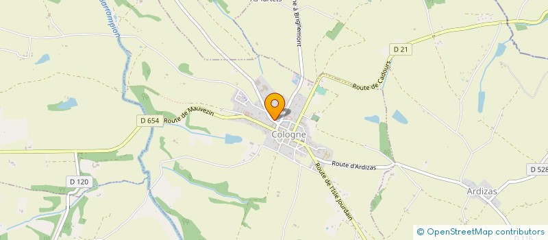 localisation de l'entreprise LAHILLE ELECTRICITE  COLOGNE