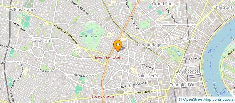 localisation de l'entreprise LAHILON  BORDEAUX