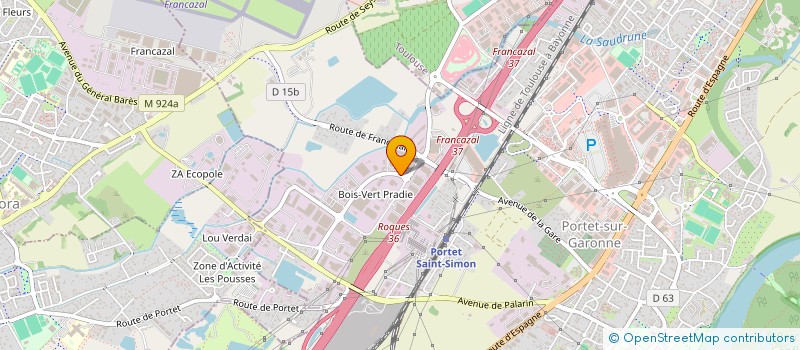 localisation de l'entreprise LAHITTE CONSEILS  PORTET-SUR-GARONNE