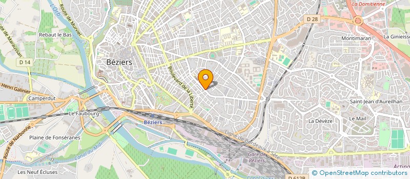 localisation de l'entreprise LAHLAFI SERV  BEZIERS