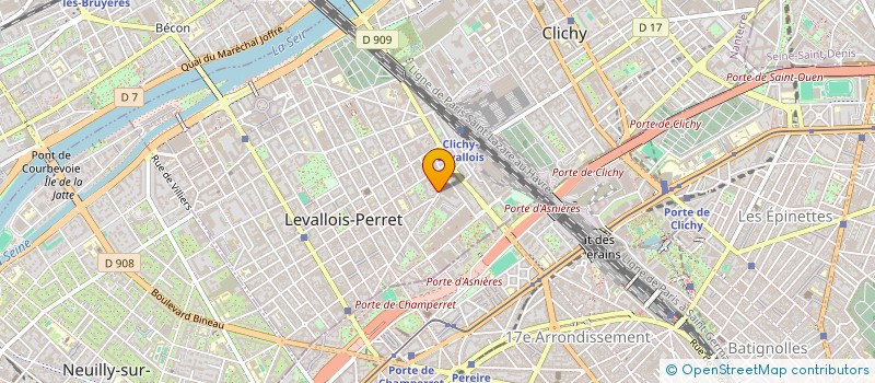 localisation de l'entreprise LAHLOU CONSULTING à LEVALLOIS-PERRET