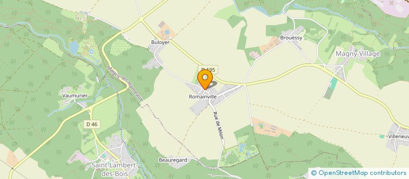 localisation de l'entreprise LAHM  MAGNY-LES-HAMEAUX