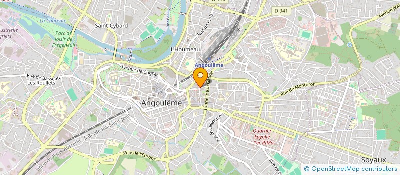 localisation de l'entreprise LAHMER à ANGOULEME