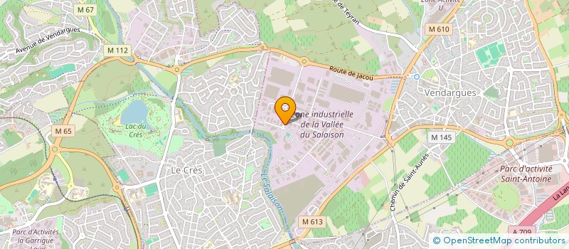 localisation de l'entreprise LAHN à VENDARGUES