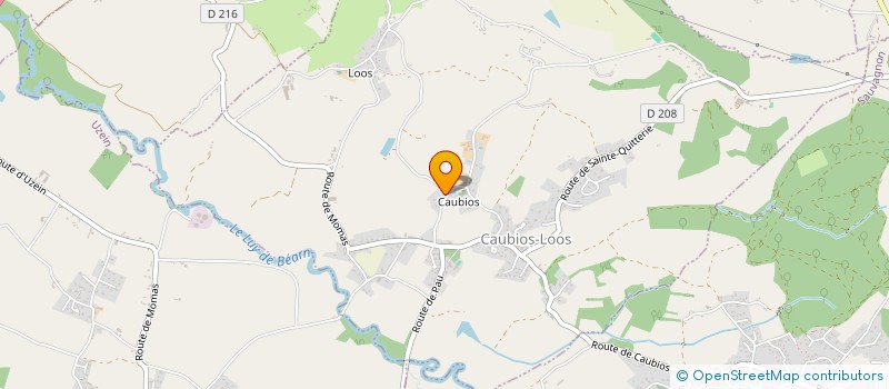 localisation de l'entreprise LAHORA IMMO  CAUBIOS-LOOS