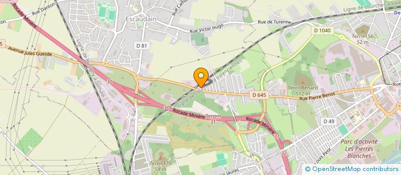 localisation de l'entreprise LAHOUCINE BEN BAHMANE  ESCAUDAIN