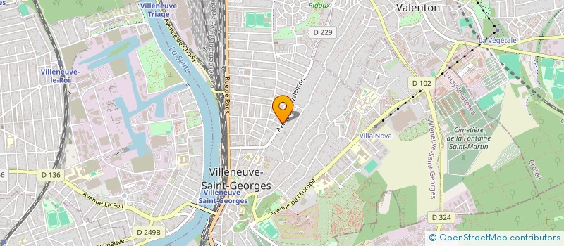 localisation de l'entreprise LAHOUIMEL BTP à VILLENEUVE-SAINT-GEORGES