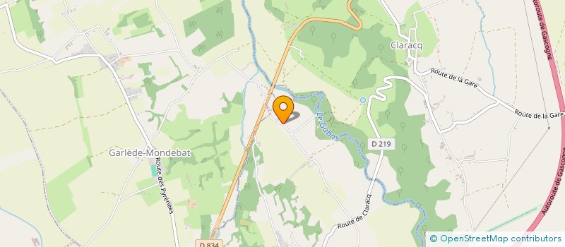 localisation de l'entreprise LAHOUN  LALONQUETTE