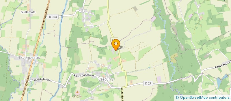 localisation de l'entreprise LAHOUNT DU BERT  LESCURRY