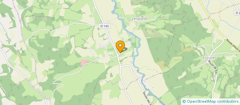 localisation de l'entreprise LAHOURCADE  LESPIELLE