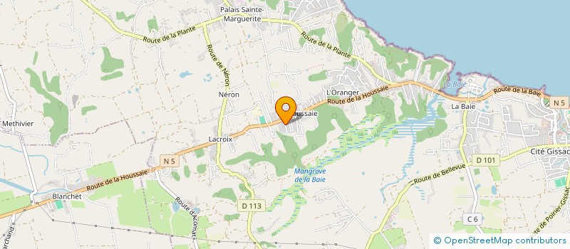 localisation de l'entreprise LAHOUSSAIE BEAUSEJOUR à LE MOULE